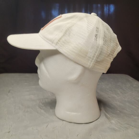 Timberland Men’s Trucker Hat Cap Snapback White Logo Mesh Adjustable Streetwear - Picture 4 of 5